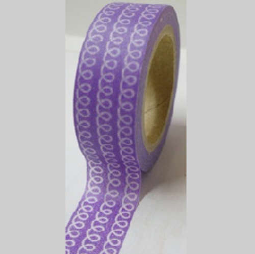Purple Doodle Washi Tape