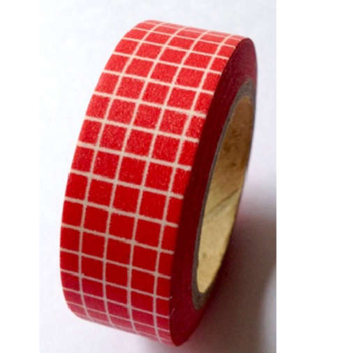 Red Squares Washi Tape