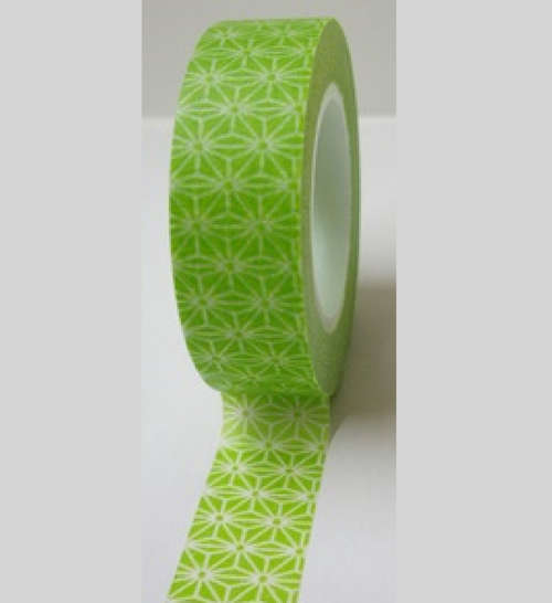 Green Geometric Washi Tape
