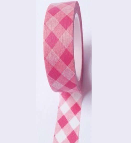 Pink and White Diamonds Washi Tape