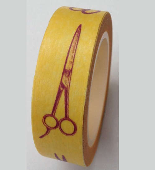 Orange Scissors Washi Tape