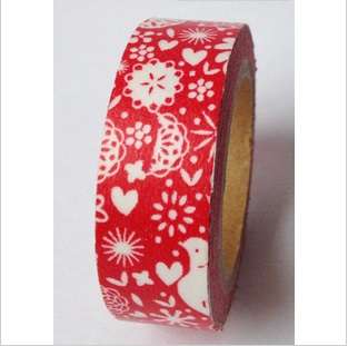 Red Dove Washi Tape