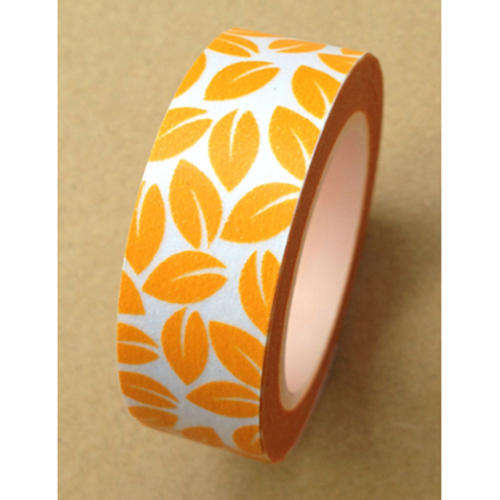 Orange Leaf Washi Tape