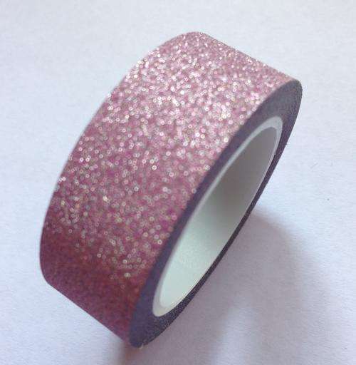 Dusty Pink Glitter Washi Tape