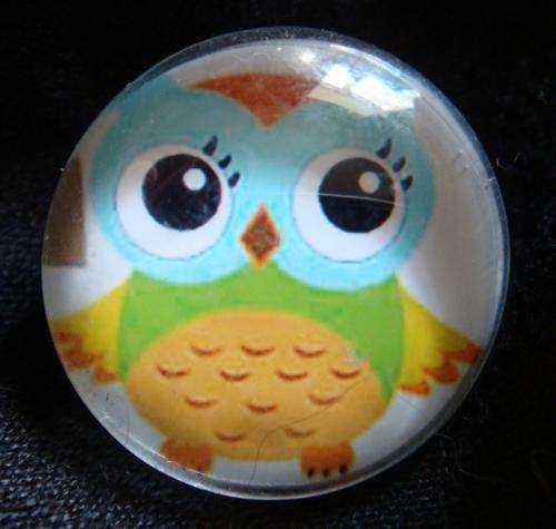 Spring Owl Brooch / Badge