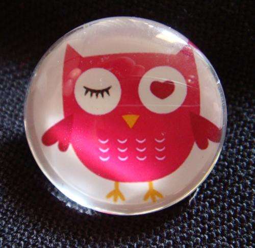Love Owl Brooch / Badge