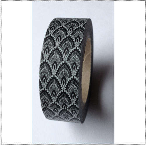 Black Pattern Washi Tape