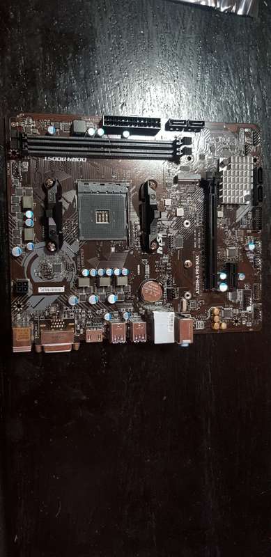 MSI A320M PRO-A MAX AMD AM4 m-ATX Gaming Motherboard