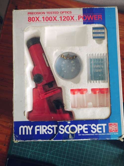 Vintage toy Microscope EDU-TOYS