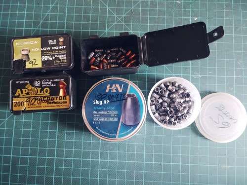 Air rifle pellets bundled 5.5(.22) cal
