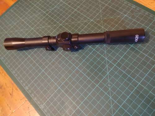 Air rifle scope 4x20