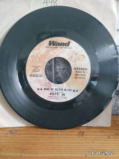 LP vinal 7 single Patti Jo (make me believe in you)