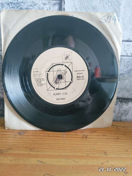 LP vinal 7 single Bullfrog 1974