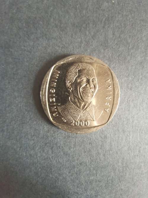 R5 Mandela coin year 2000