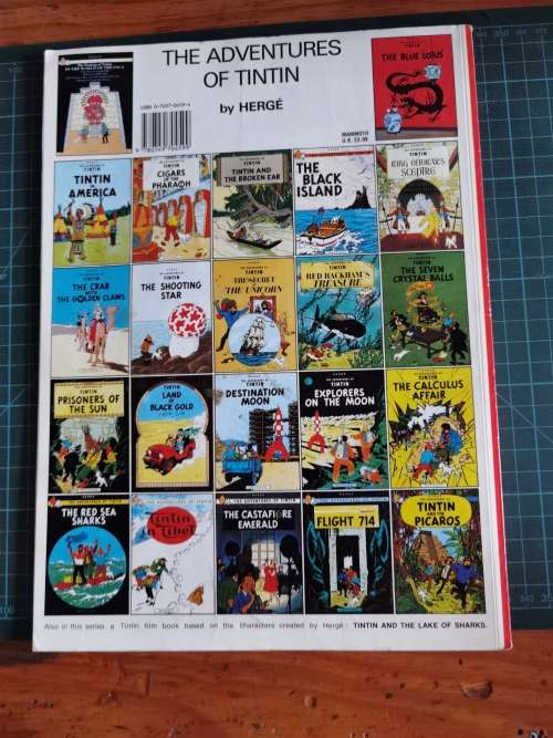 Vintage Comic book Tin Tin