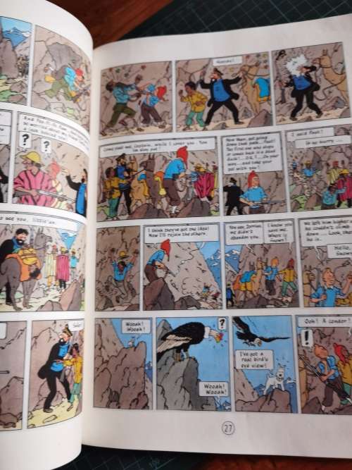 Vintage Comic book Tin Tin