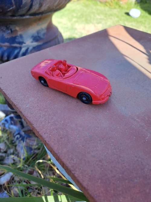 Vintage Tomte red Laerdal Toyota 2000
