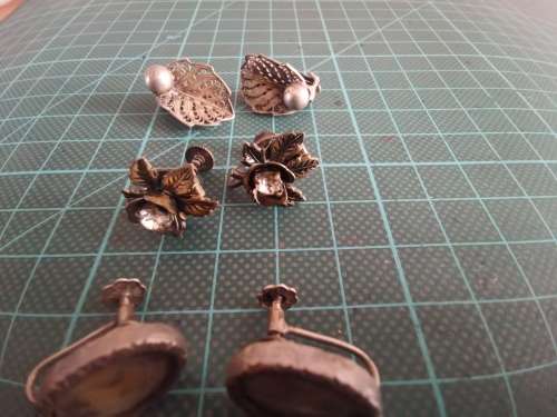 Vintage 1930`s /1940`s  ear rings lot