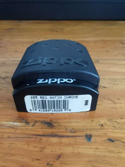 Zippo lighter 205 satin chrome