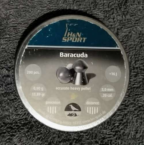 Air rifle pellets used tin (. 20) cal (5.0)read Discription
