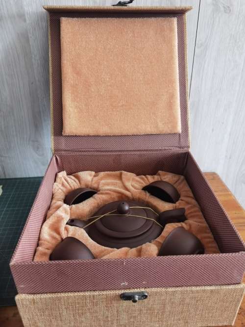 Tea mood saramic purple sand boutique tea set