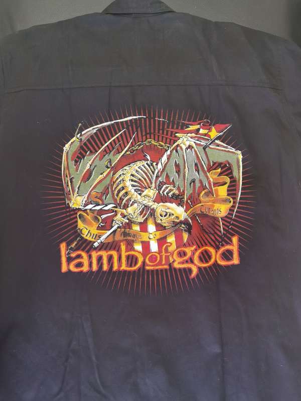 Lamb of God shirt button up