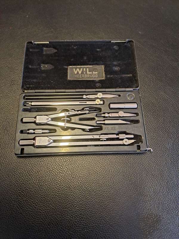 Drafting drawing set Wild Heerbrugg