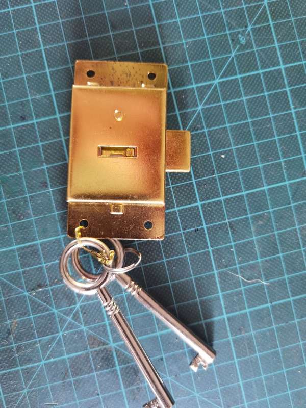 Lock small for dressers or cupboard