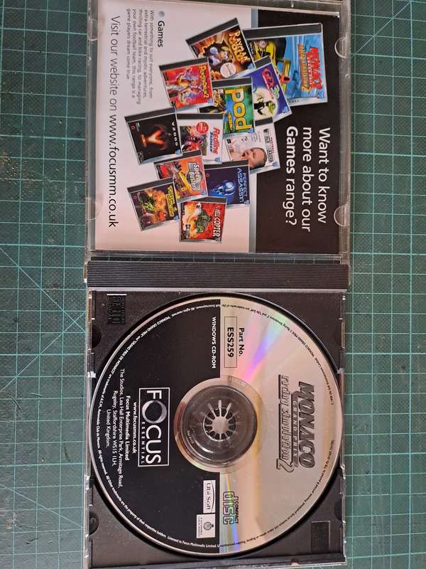Vintage PC game Monaco grand prix racing simulation 2