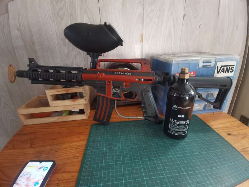 Tippmann Bravo one paintball marker