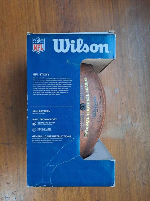Wilson New England Patriots Super Bowl 5x Champions Mini Football