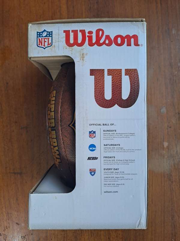 Wilson New England Patriots Super Bowl 5x Champions Mini Football