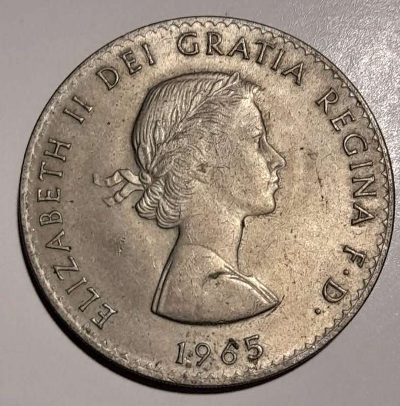 1965 Crown commemorating death of Winston Churchill
