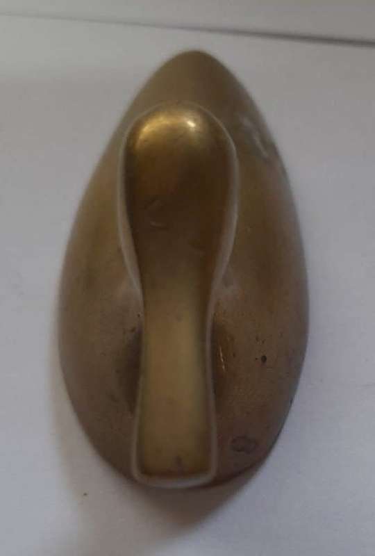 vintage mid-century solid brass duck 7cm