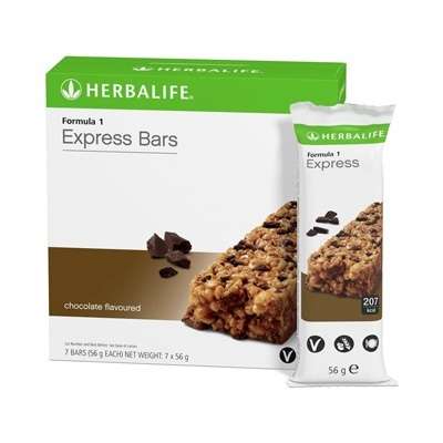 Herbalife Formula 1 Express bar - 7 per box ( Chocolate Chip Flavour )