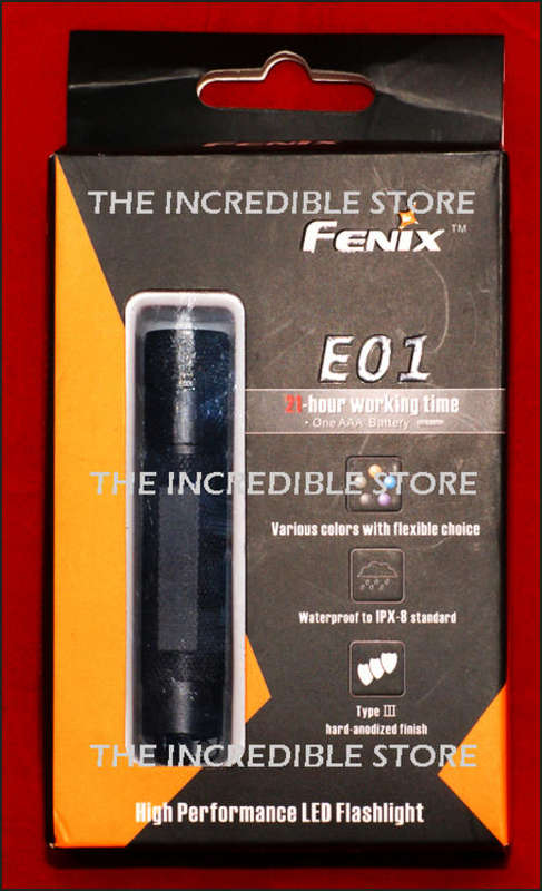 FENIX E01 BLACK LED