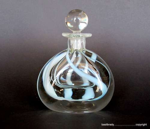 DAVID READE, GLASS PERFUME BOTTLE