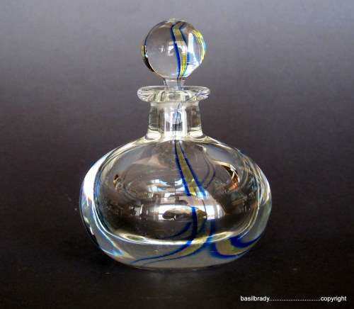 DAVID READE, GLASS PERFUME BOTTLE