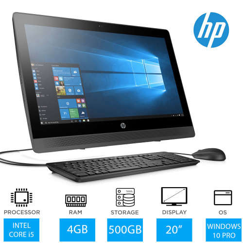 **6th GEN MONSTER**HP PROONE 400 G2 AIO**20" HD LED**6th Gen i5**4GB DDR4**500GB**WARRANTY