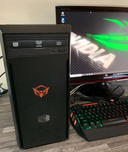 **COOLER MASTER**GAMING DESKTOP**7th Gen i7**GTX 1060**16GB DDR4**2TB HDD**24" LED**INCL ACCESORIES
