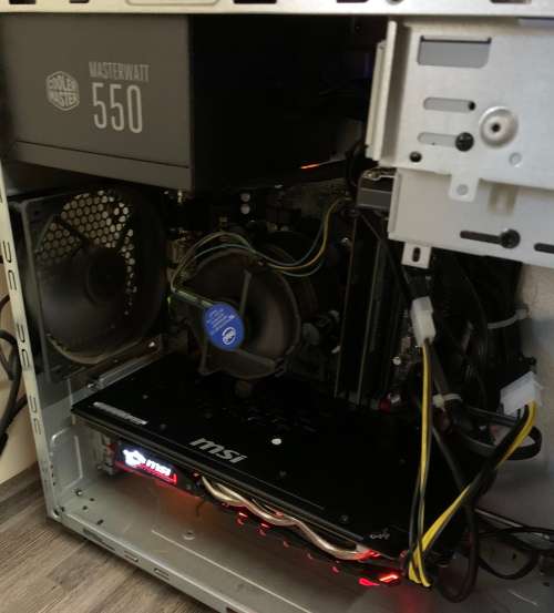 **COOLER MASTER**GAMING DESKTOP**7th Gen i7**GTX 1060**16GB DDR4**2TB HDD**24" LED**INCL ACCESORIES