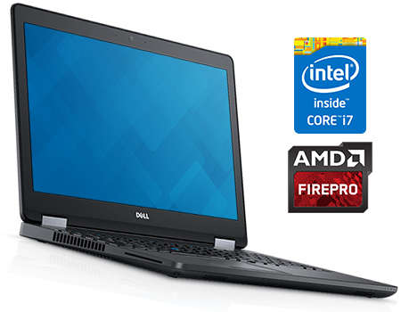 Dell Precision 3510 6th GEN QUAD Core i7 AMD R9 16GB DDR4 15.6" FHD 512GB SSD