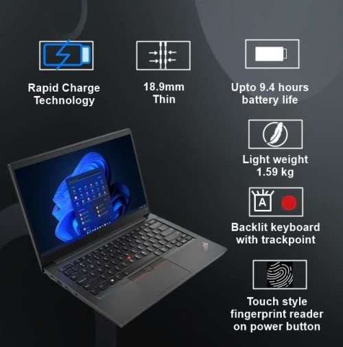 **Lenovo E14**12th gen Core i7**16GB Memory**512GB SSD**14` FULL HD LED**IRIS XE GPU**WARRANTY**