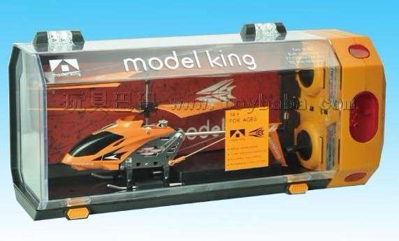 Model King R/C Helicopter with Gyro in a NICE carry case