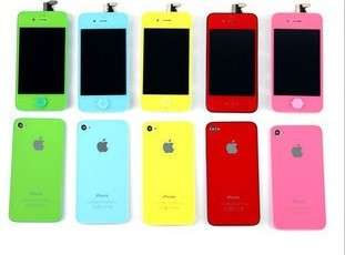 iPhone4G4S Replacement LCD complete with back cover and home button