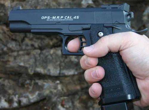 METAL TOY GUN OPS-M.R.P CAL.4S