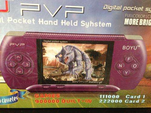 PVP Pocket Hand Held Game Console with 333 000 in 2game card