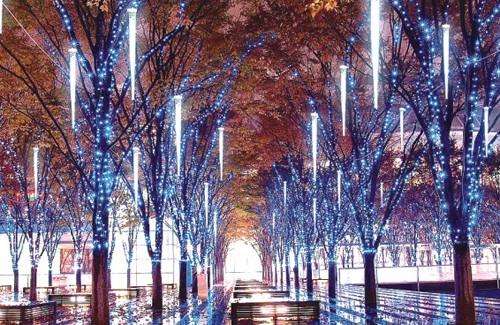 Led meteor lights, white