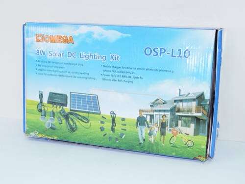 OMEGA 8W Solar DC Light Kit OSP-L10