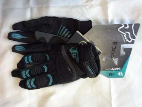 FOX Digit Glove Turquoise,grey,black Size M/9
